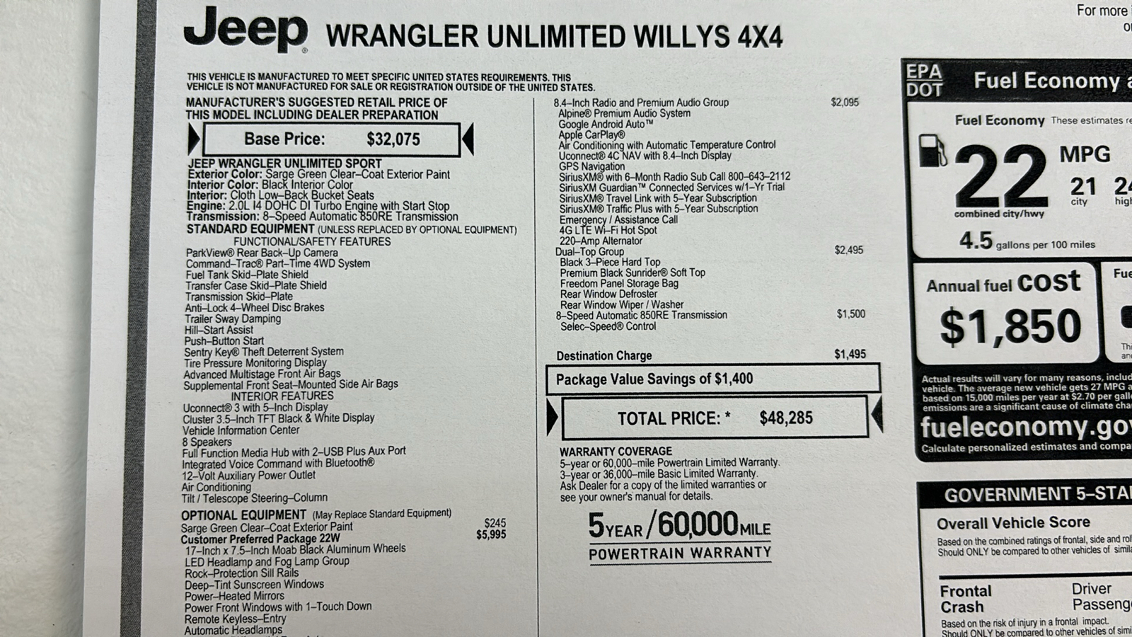 2021 Jeep Wrangler Unlimited Willys 4x4 29