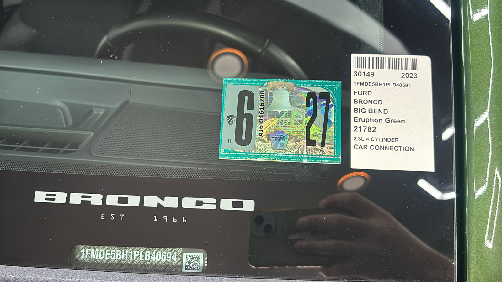 Car Connection Superstore - Used vehicle - SUV FORD BRONCO 2023