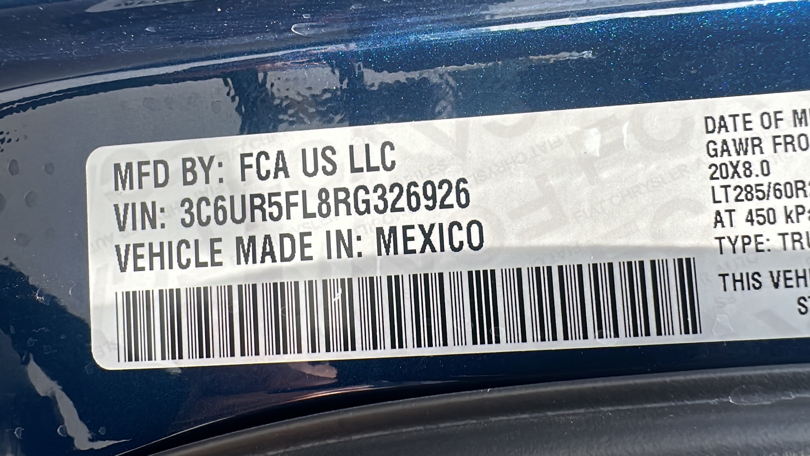 2024 Ram 2500 LARAMIE CREW CAB 4X4 64 BOX 42