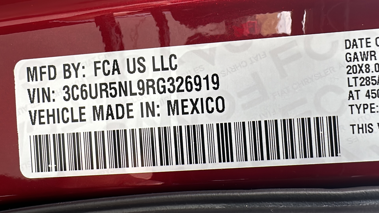 2024 Ram 2500 LARAMIE MEGA CAB 4X4 64 BOX 43