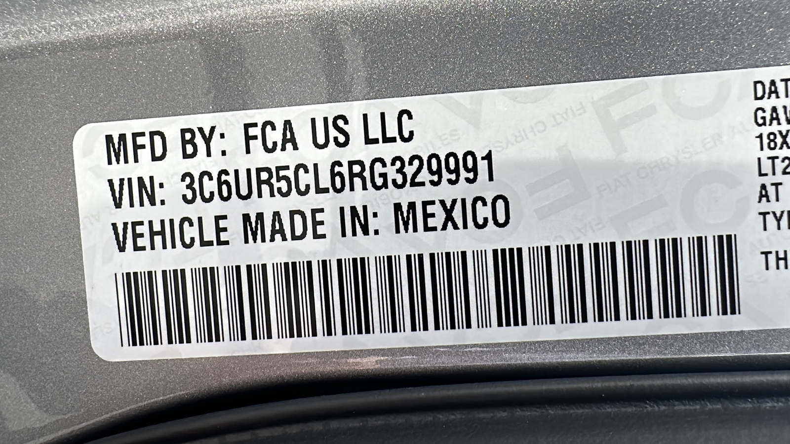 2024 Ram 2500 TRADESMAN CREW CAB 4X4 64 BOX 39