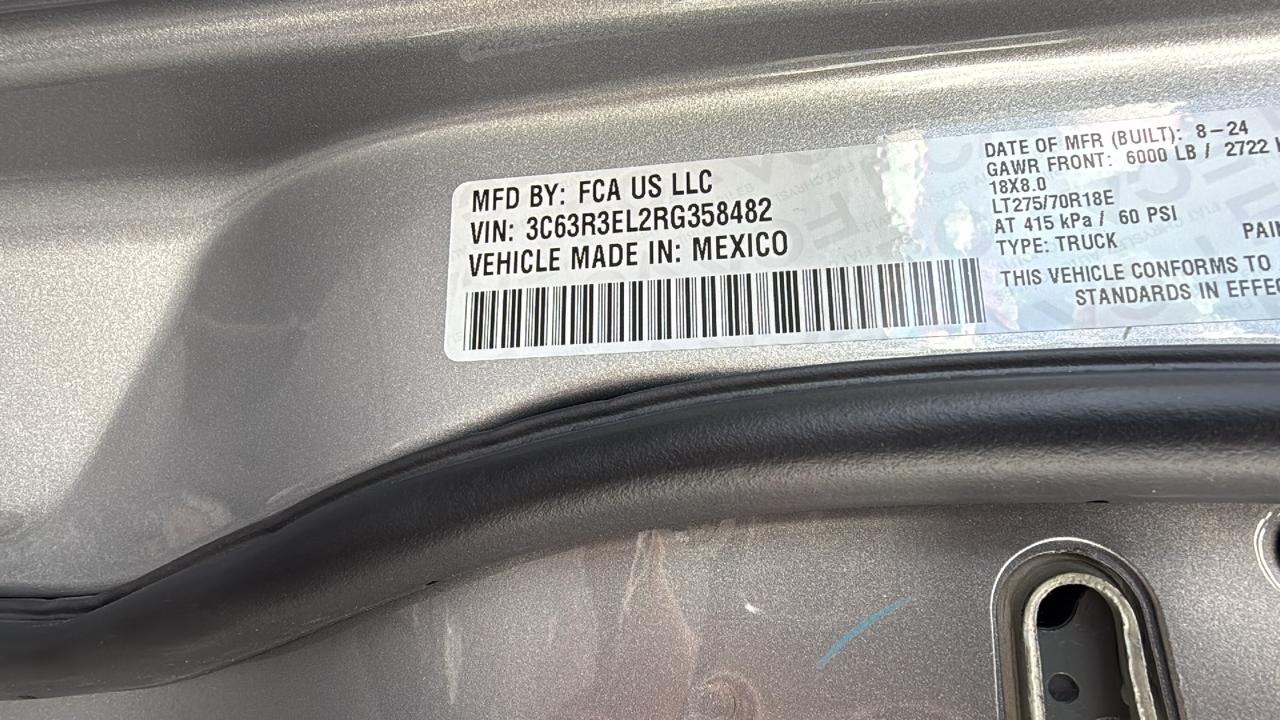 2024 Ram 3500 LARAMIE CREW CAB 4X4 64 BOX 38