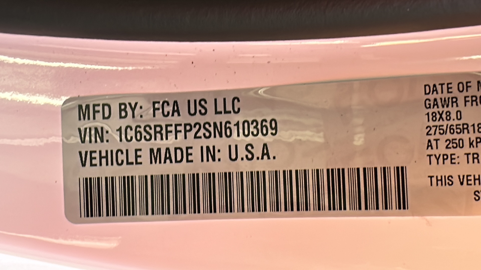 2025 Ram 1500 BIG HORN CREW CAB 4X4 57 BOX 47