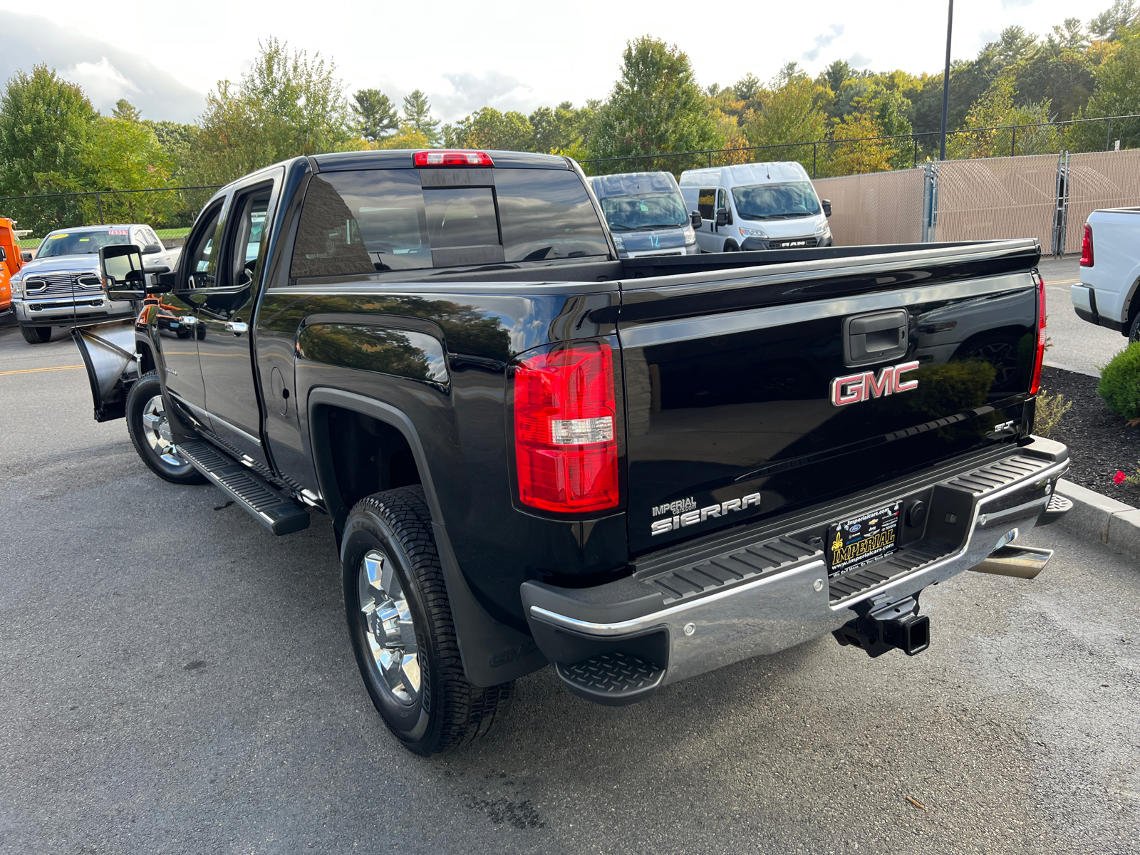 2018 GMC Sierra 2500HD SLT with Fisher Plow 8