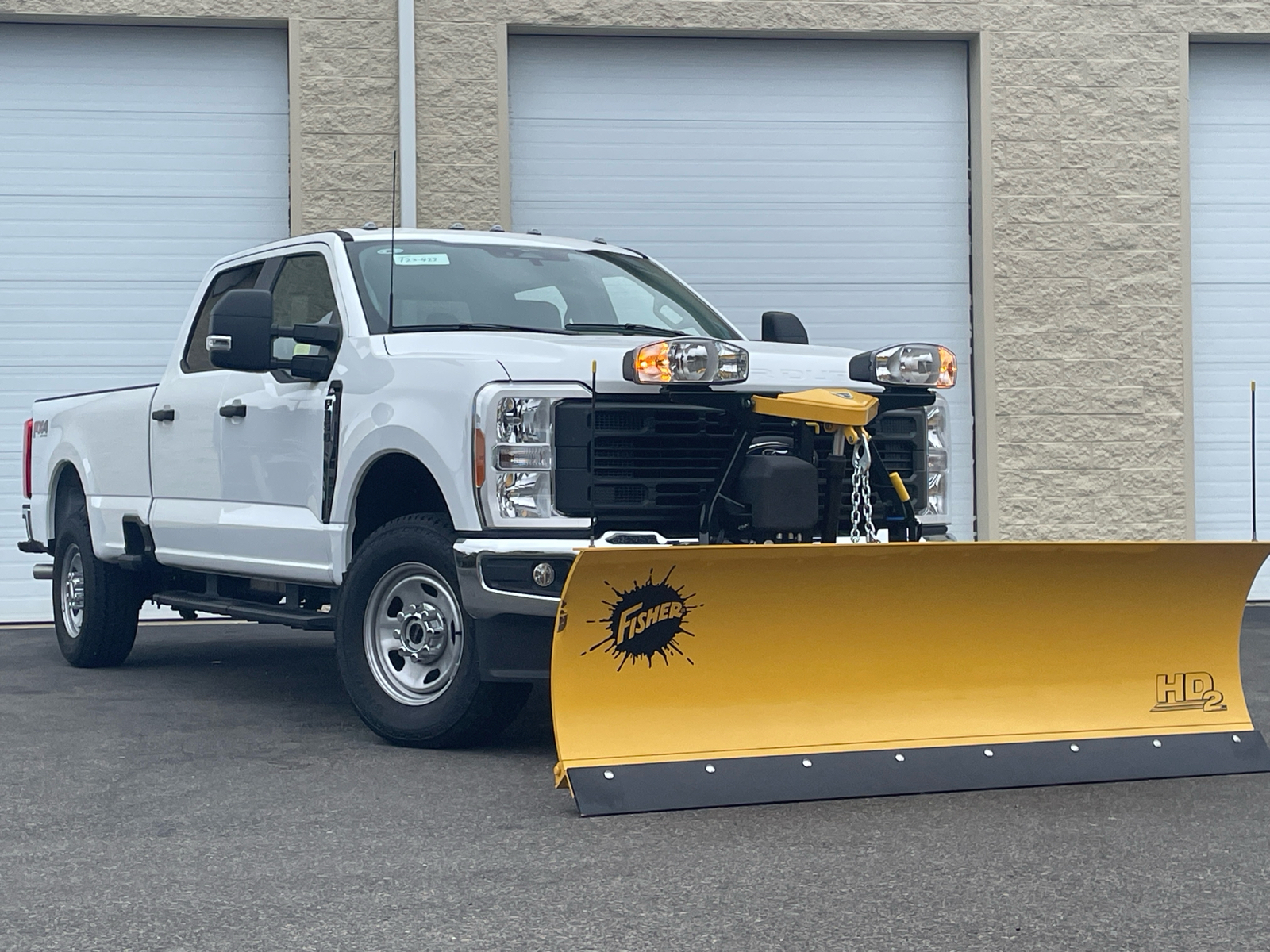2023 Ford F-350SD XL with 8 Fisher Plow 1