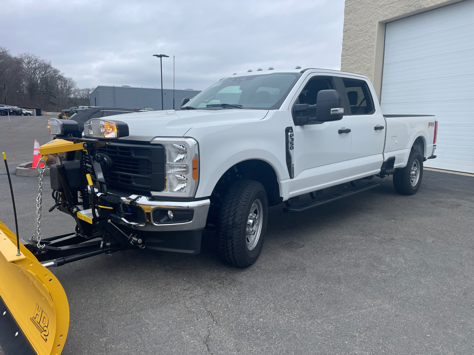 2023 Ford F-350SD XL with 8 Fisher Plow 4