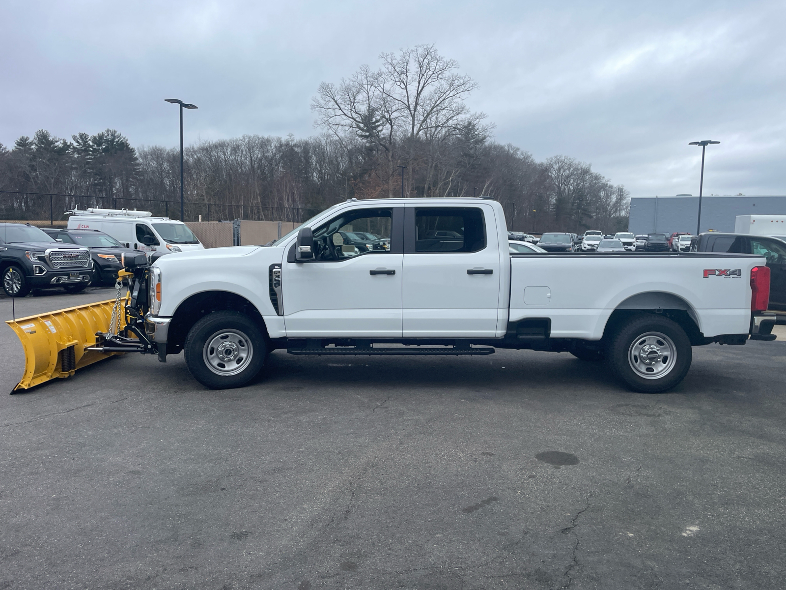 2023 Ford F-350SD XL with 8 Fisher Plow 5