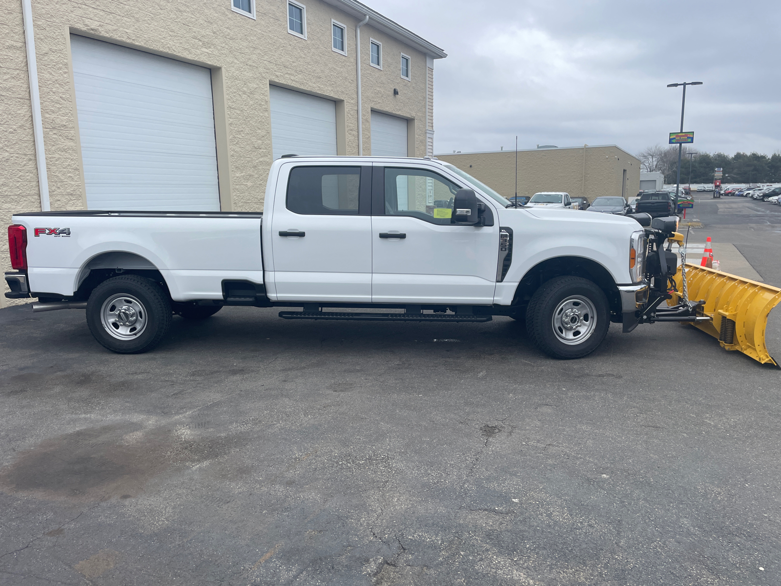 2023 Ford F-350SD XL with 8 Fisher Plow 11
