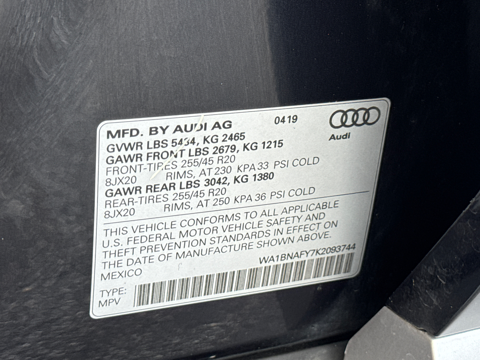 2019 Audi Q5 Premium Plus 36