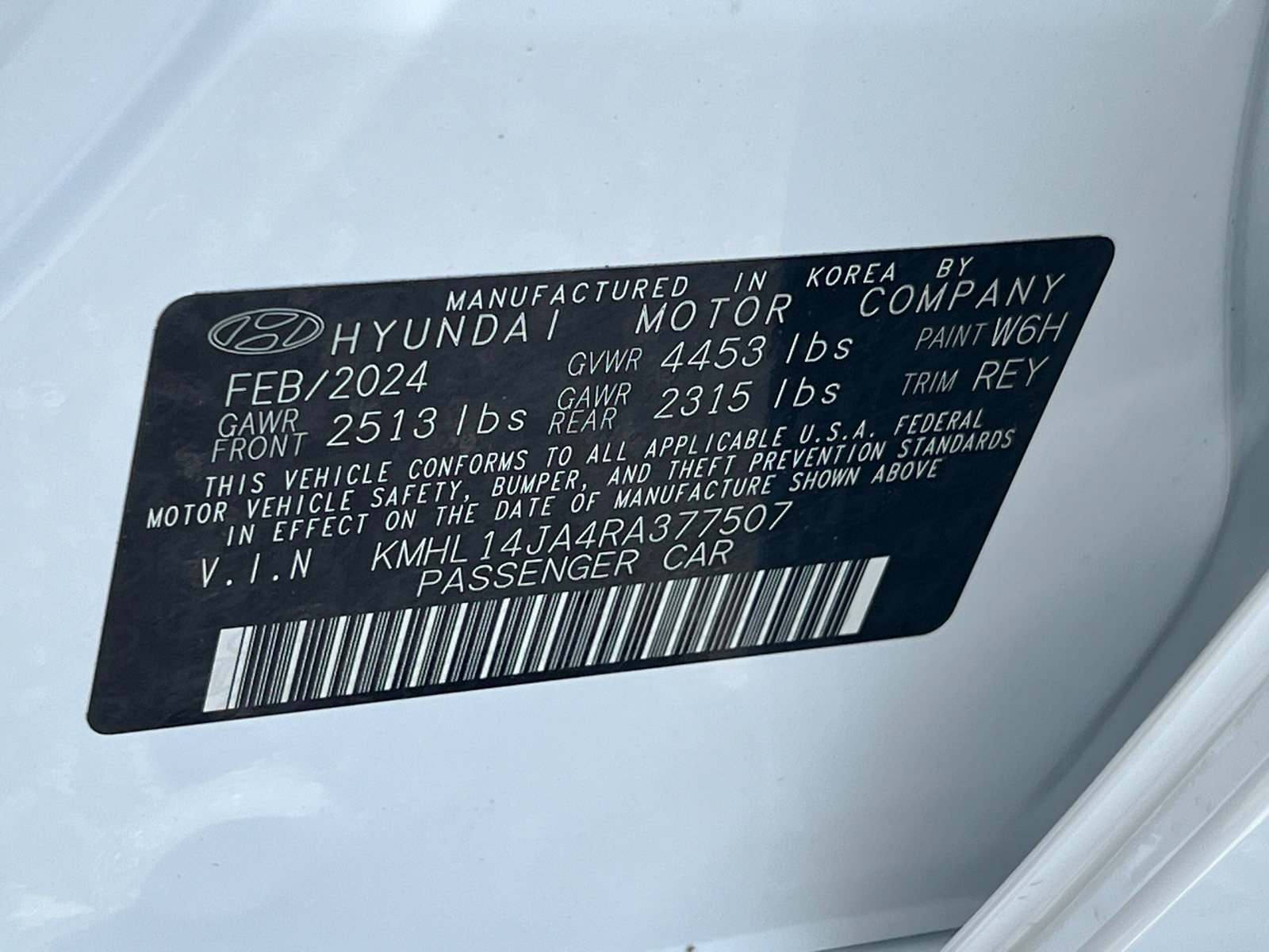 2024 Hyundai Sonata SEL 27