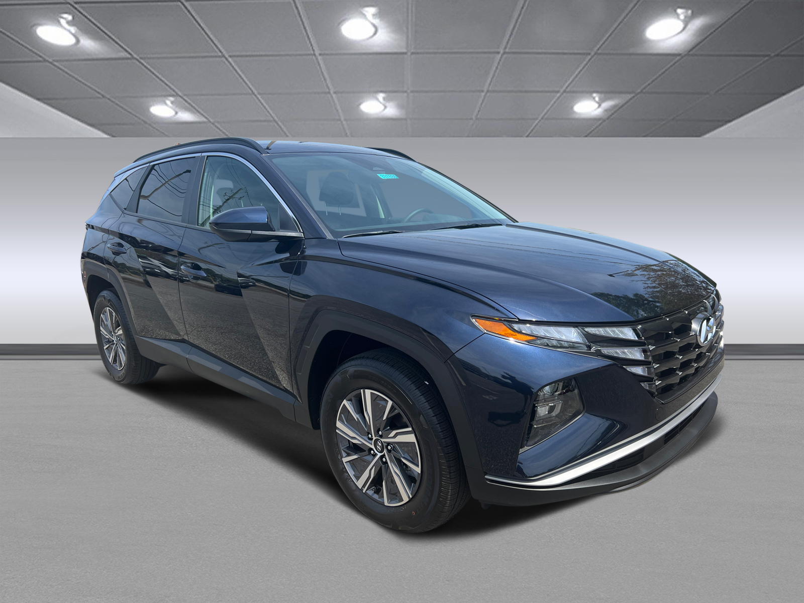 2024 Hyundai Tucson Hybrid Blue 1