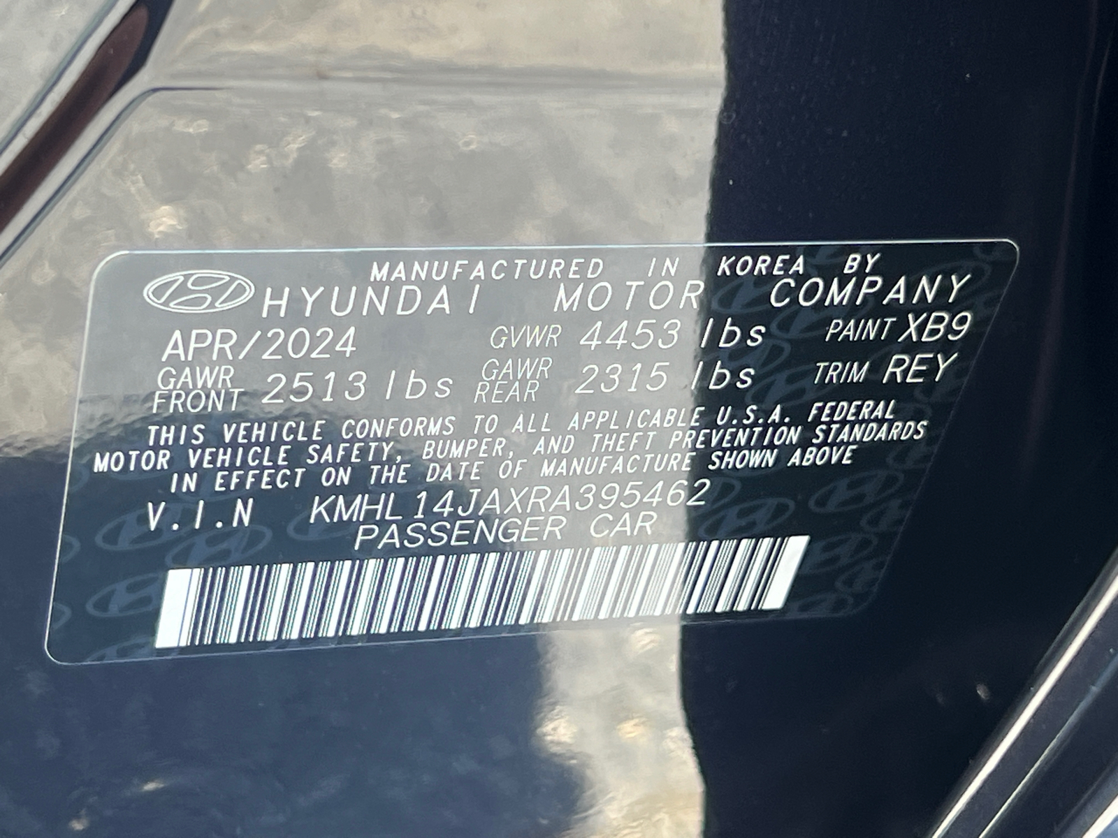 2024 Hyundai Sonata SEL 27