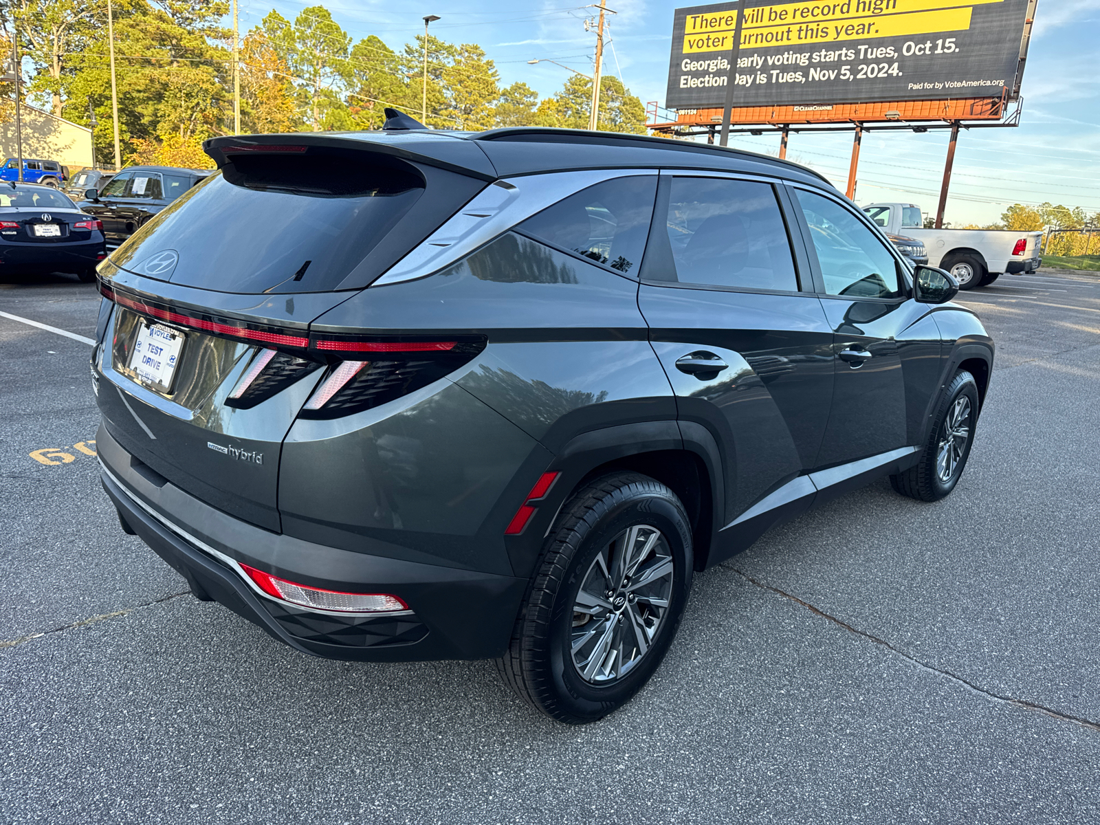 2022 Hyundai Tucson Hybrid Blue 8