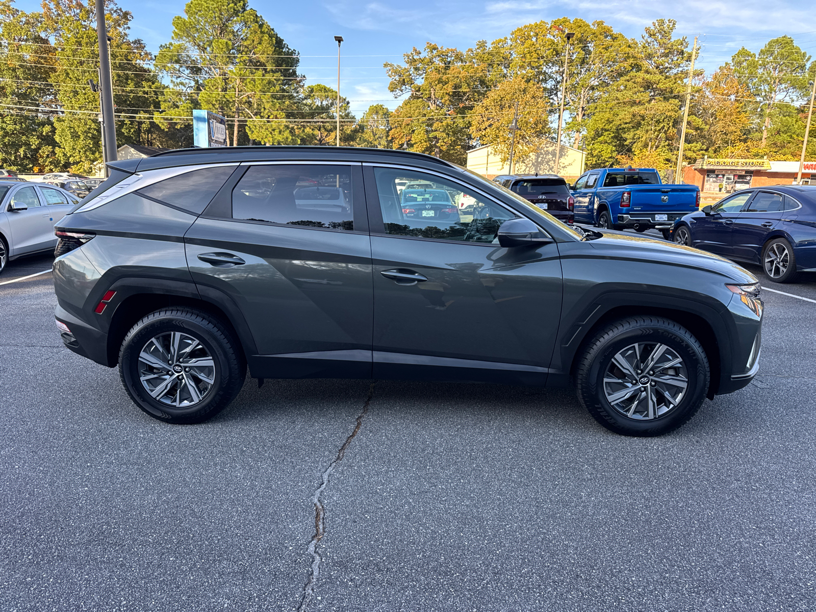 2022 Hyundai Tucson Hybrid Blue 9