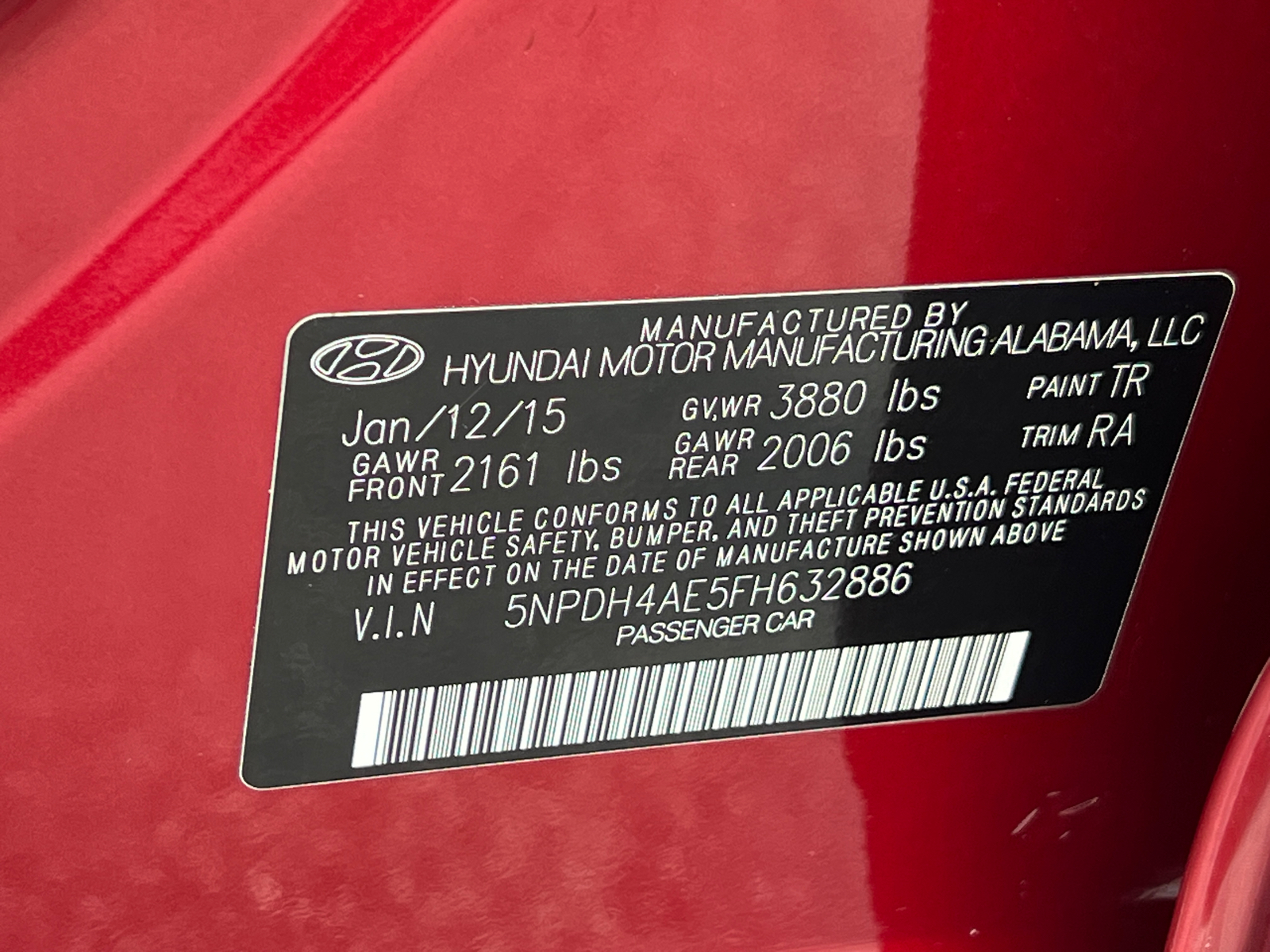 2015 Hyundai Elantra SE 34