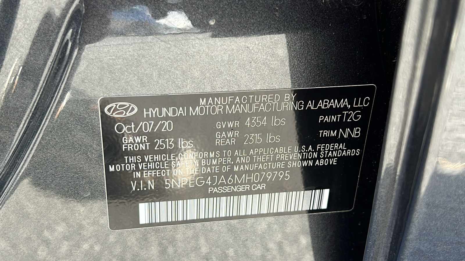 2021 Hyundai Sonata SE 18