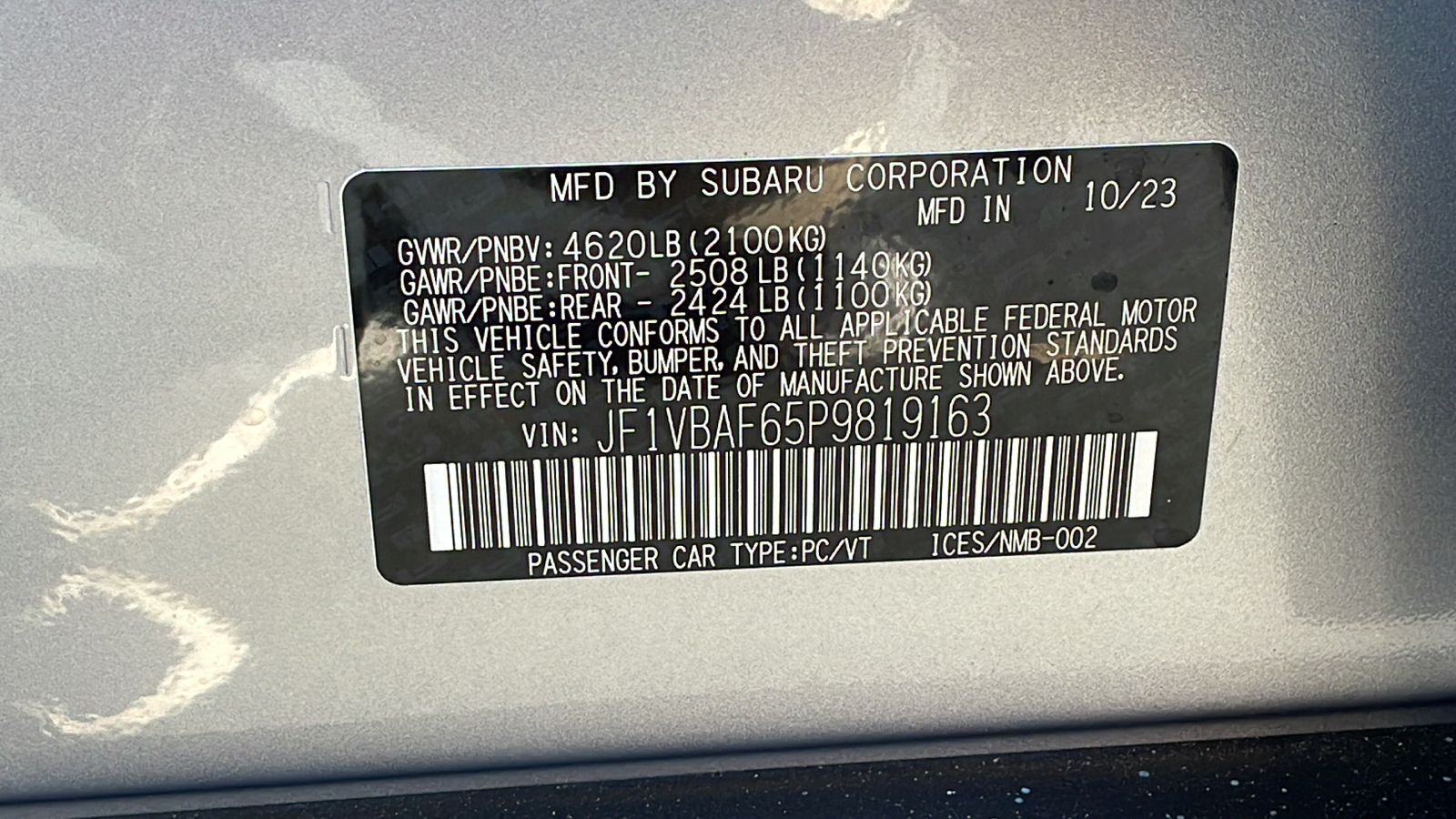 2023 Subaru WRX Premium 21