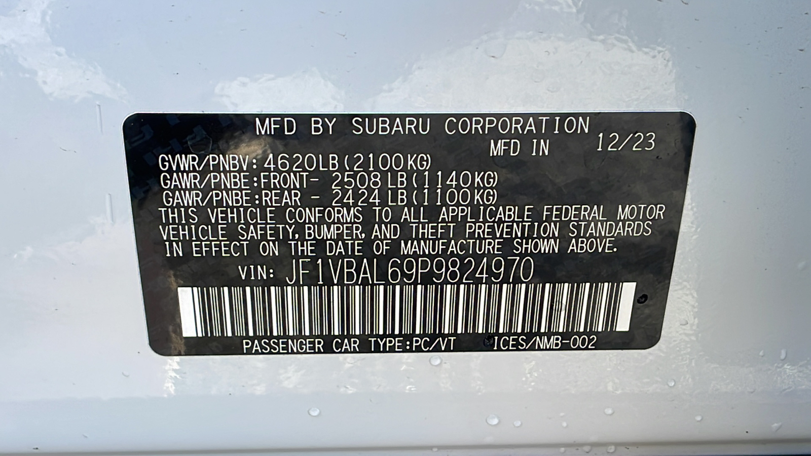 2023 Subaru WRX Limited 21