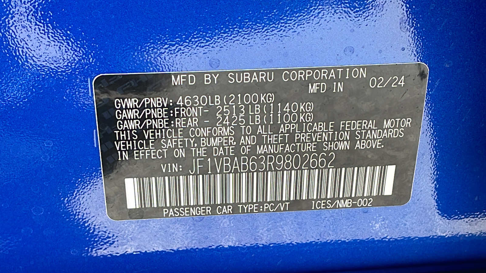 2024 Subaru WRX  21