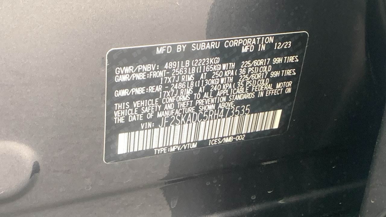 2024 Subaru Forester Premium 21