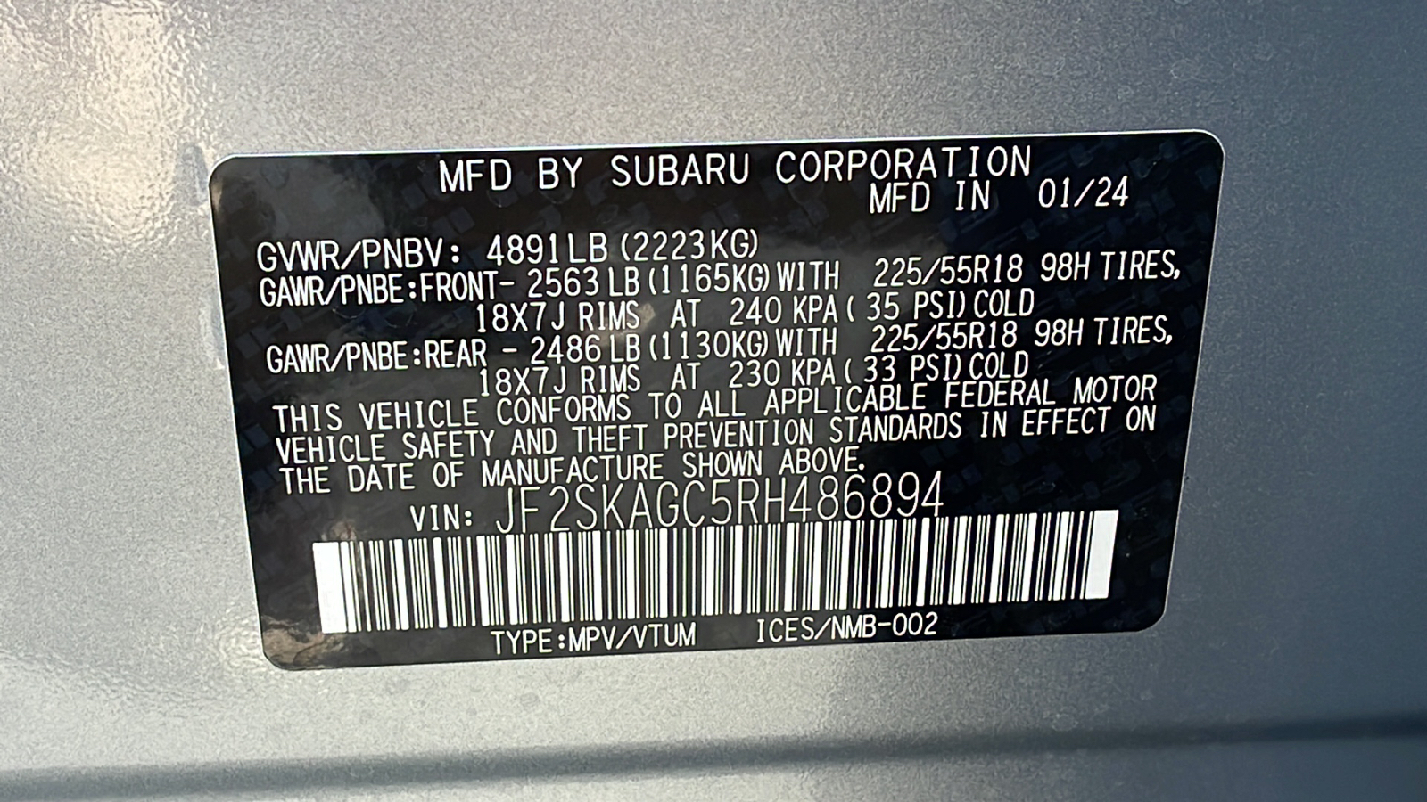 2024 Subaru Forester Sport 21