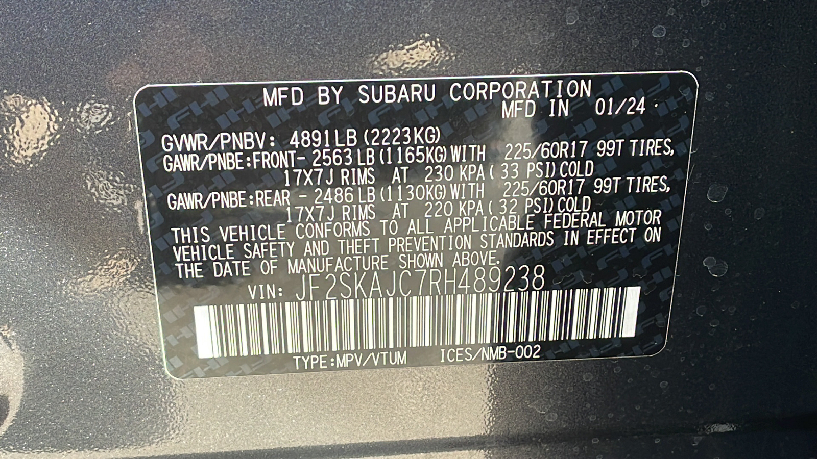 2024 Subaru Forester Wilderness 21