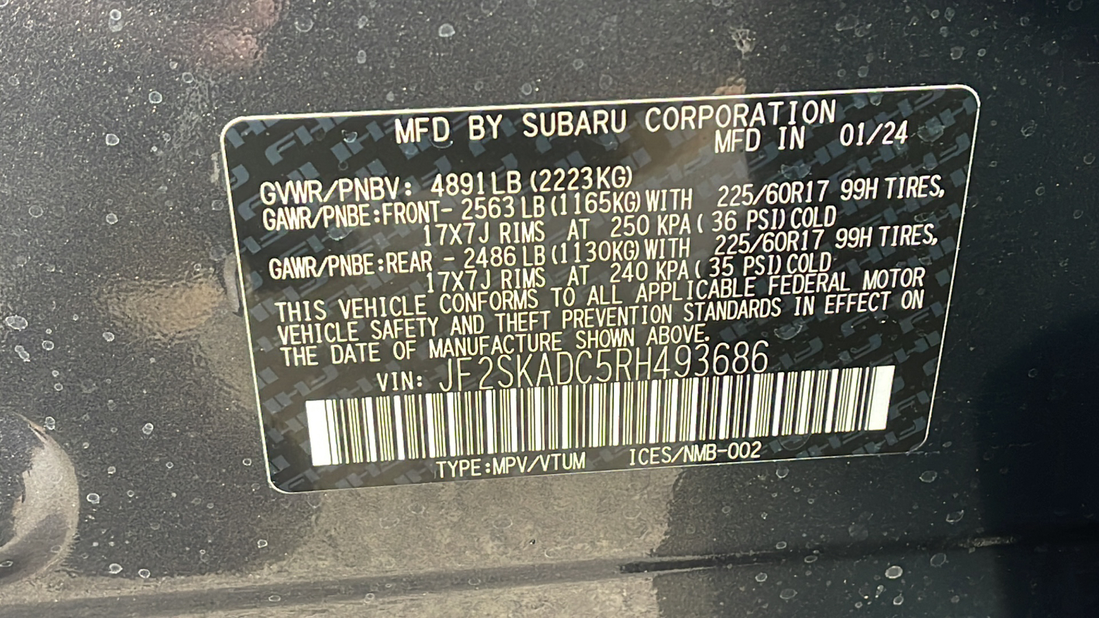 2024 Subaru Forester Premium 21