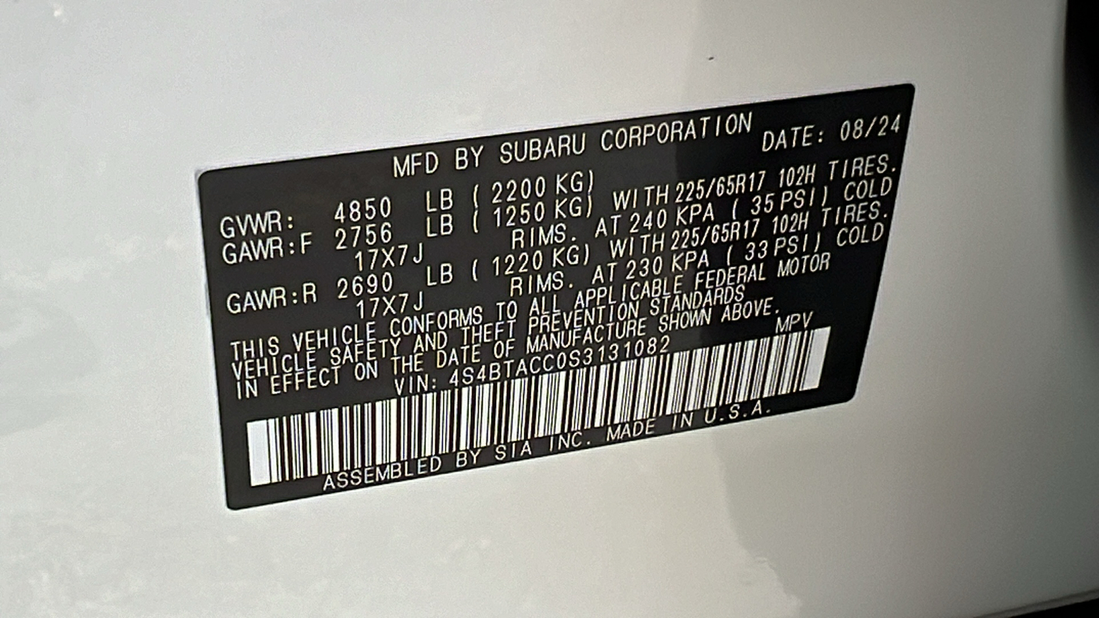 2025 Subaru Outback Premium 21