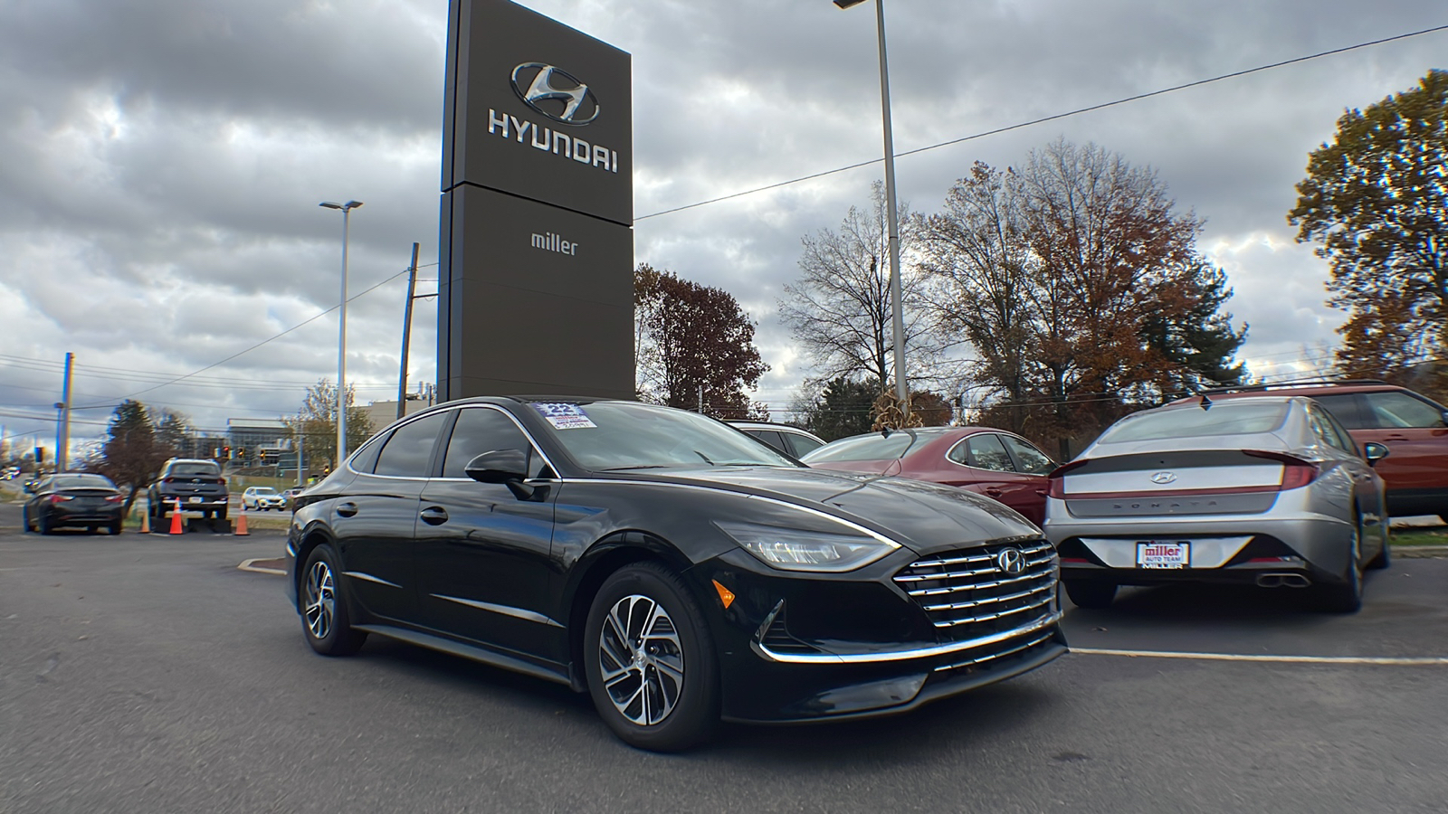 2022 Hyundai Sonata Hybrid Blue 2