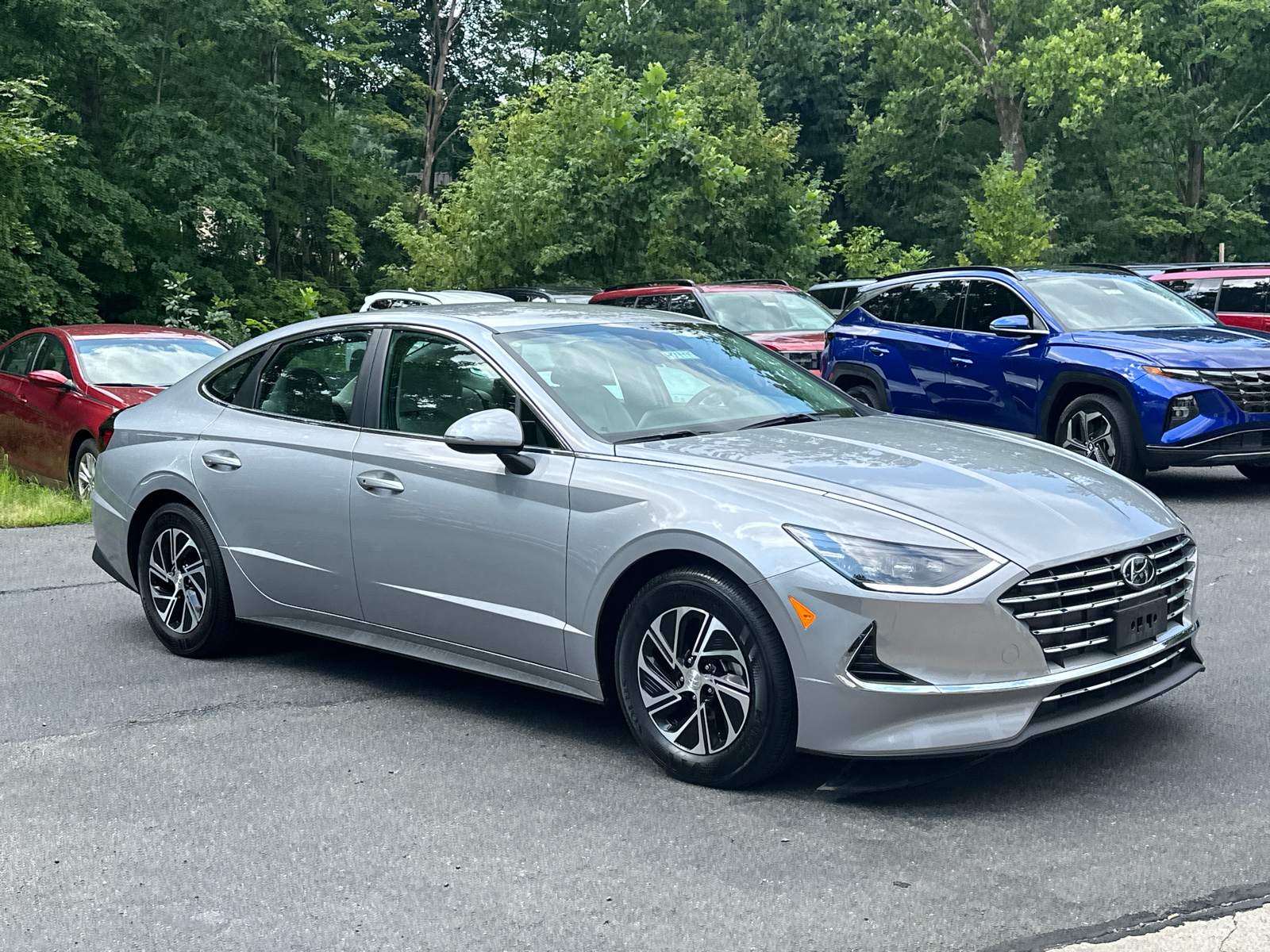 2023 Hyundai Sonata Hybrid Blue 1