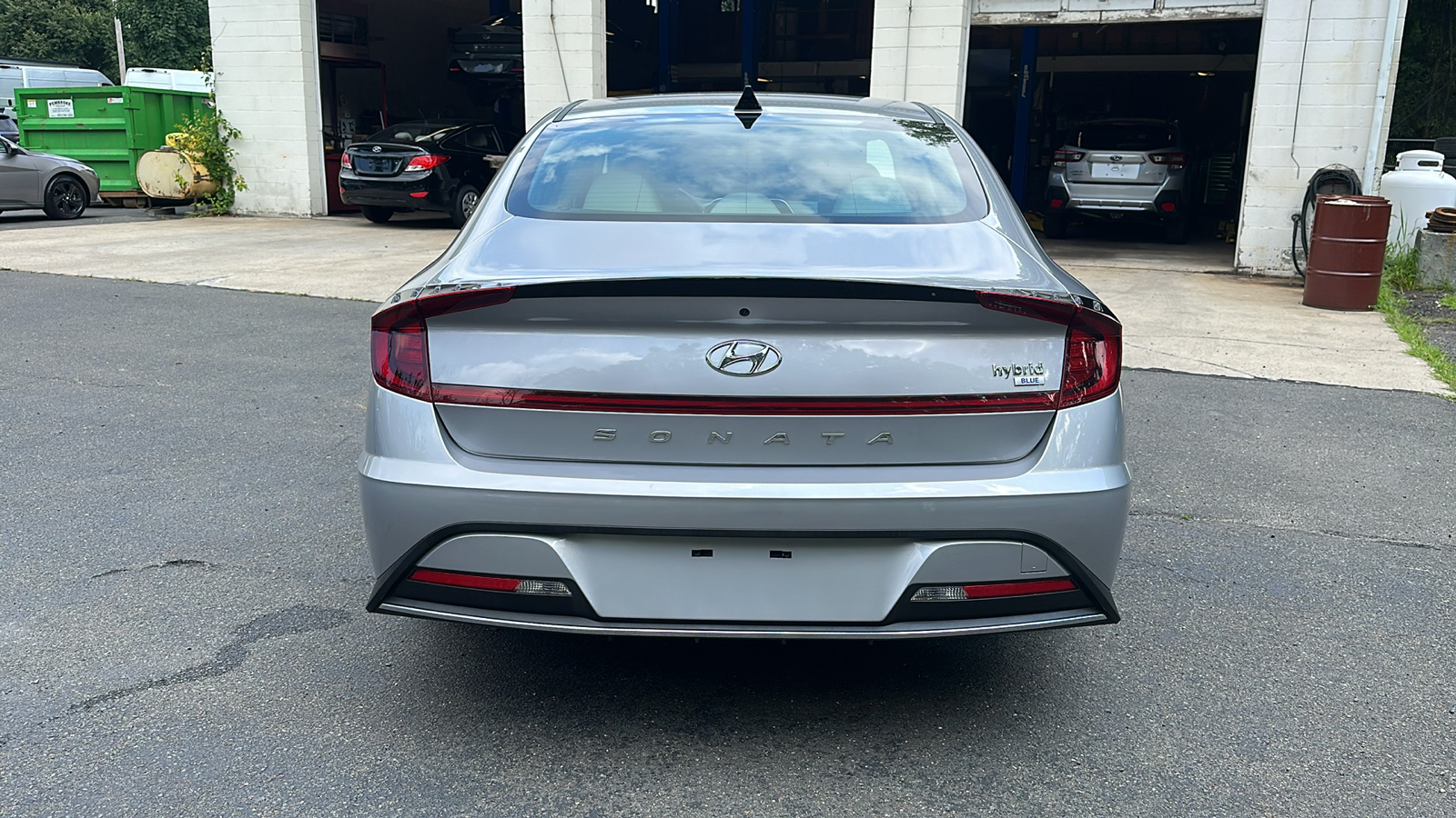 2023 Hyundai Sonata Hybrid Blue 4