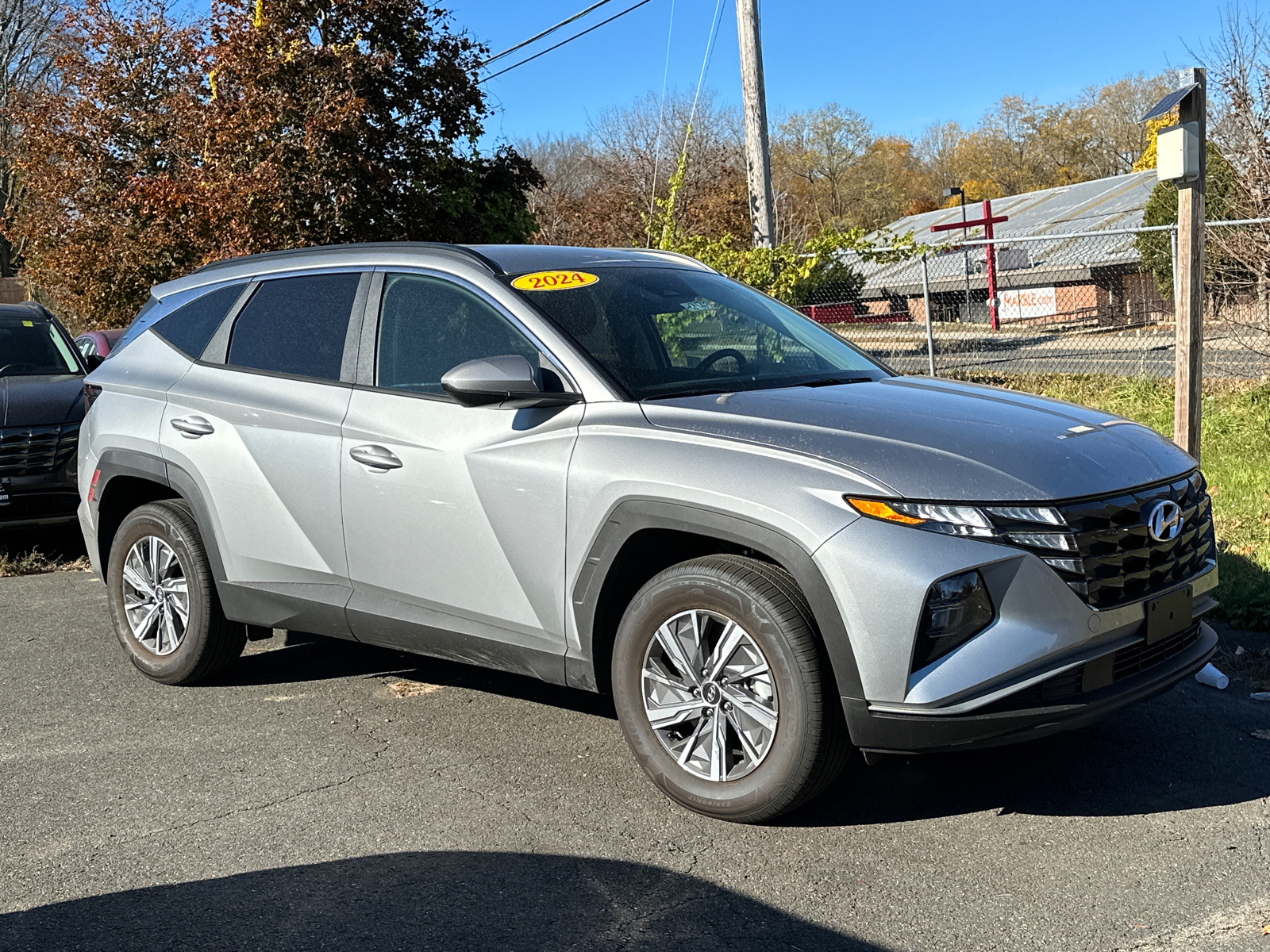 2024 Hyundai Tucson Hybrid Blue 1