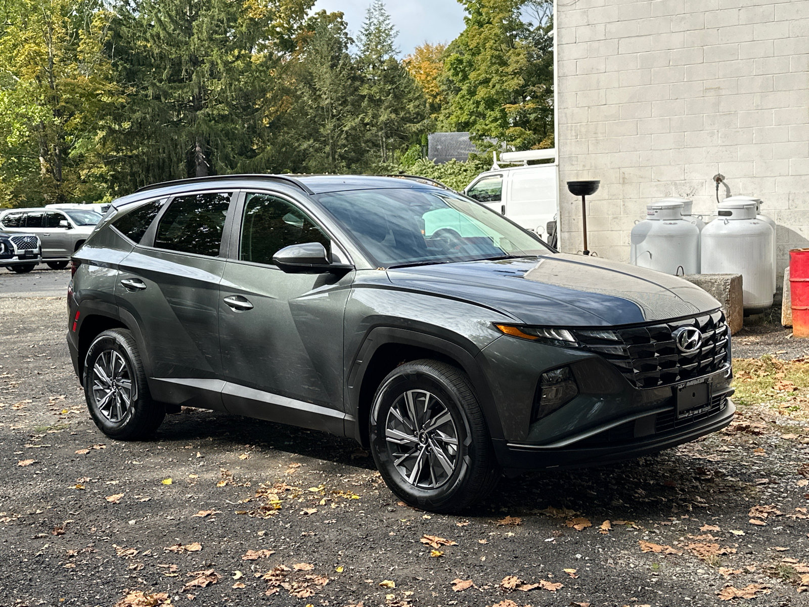 2024 Hyundai Tucson Hybrid Blue 1