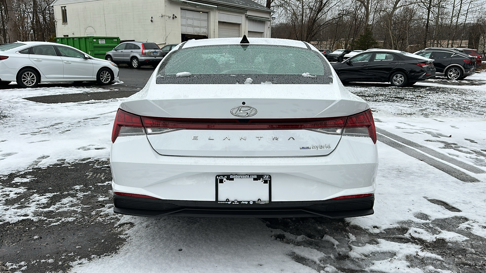 2022 Hyundai Elantra Hybrid Blue 4