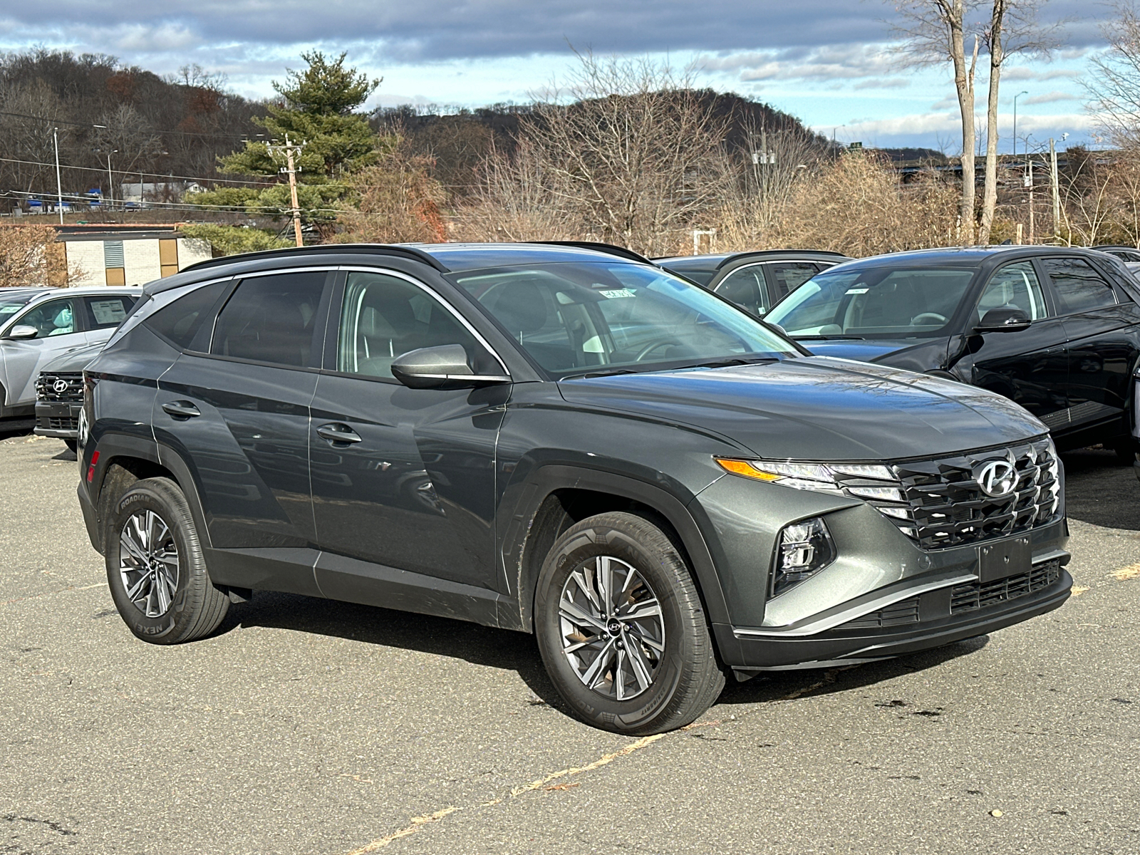 2024 Hyundai Tucson Hybrid Blue 1