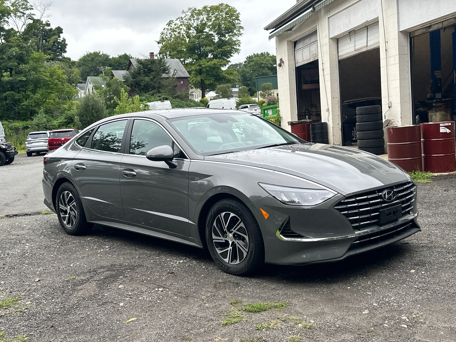 2021 Hyundai SONATA Hybrid Blue 1