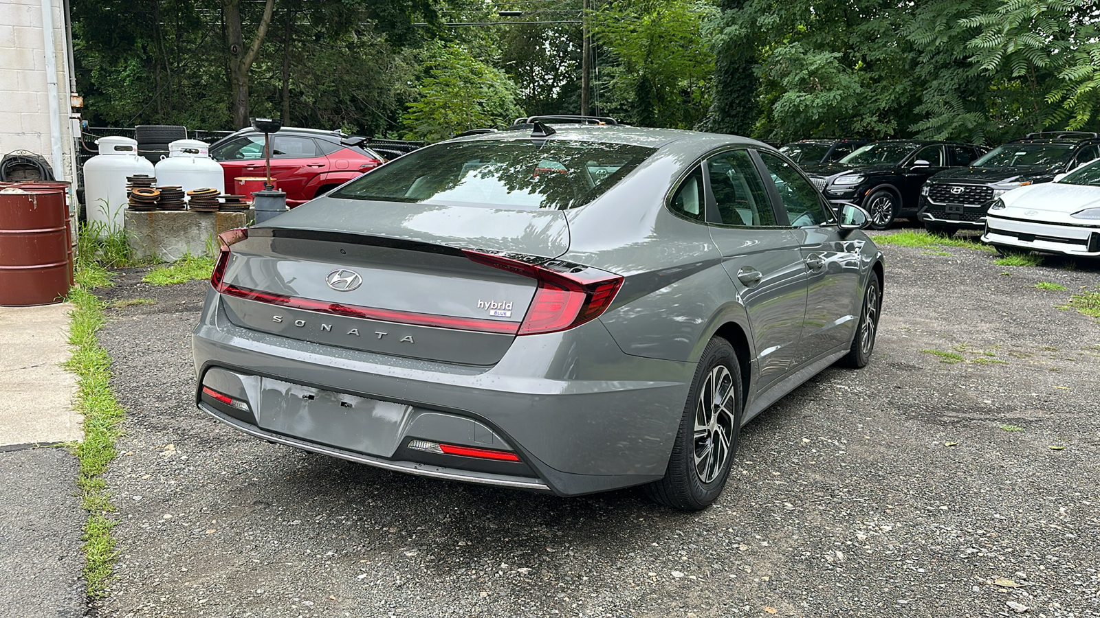 2021 Hyundai SONATA Hybrid Blue 3