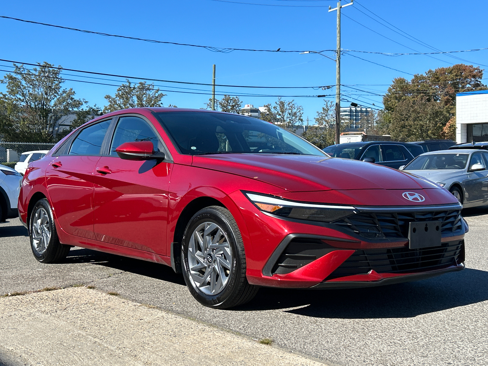 2024 Hyundai Elantra Hybrid Blue 1