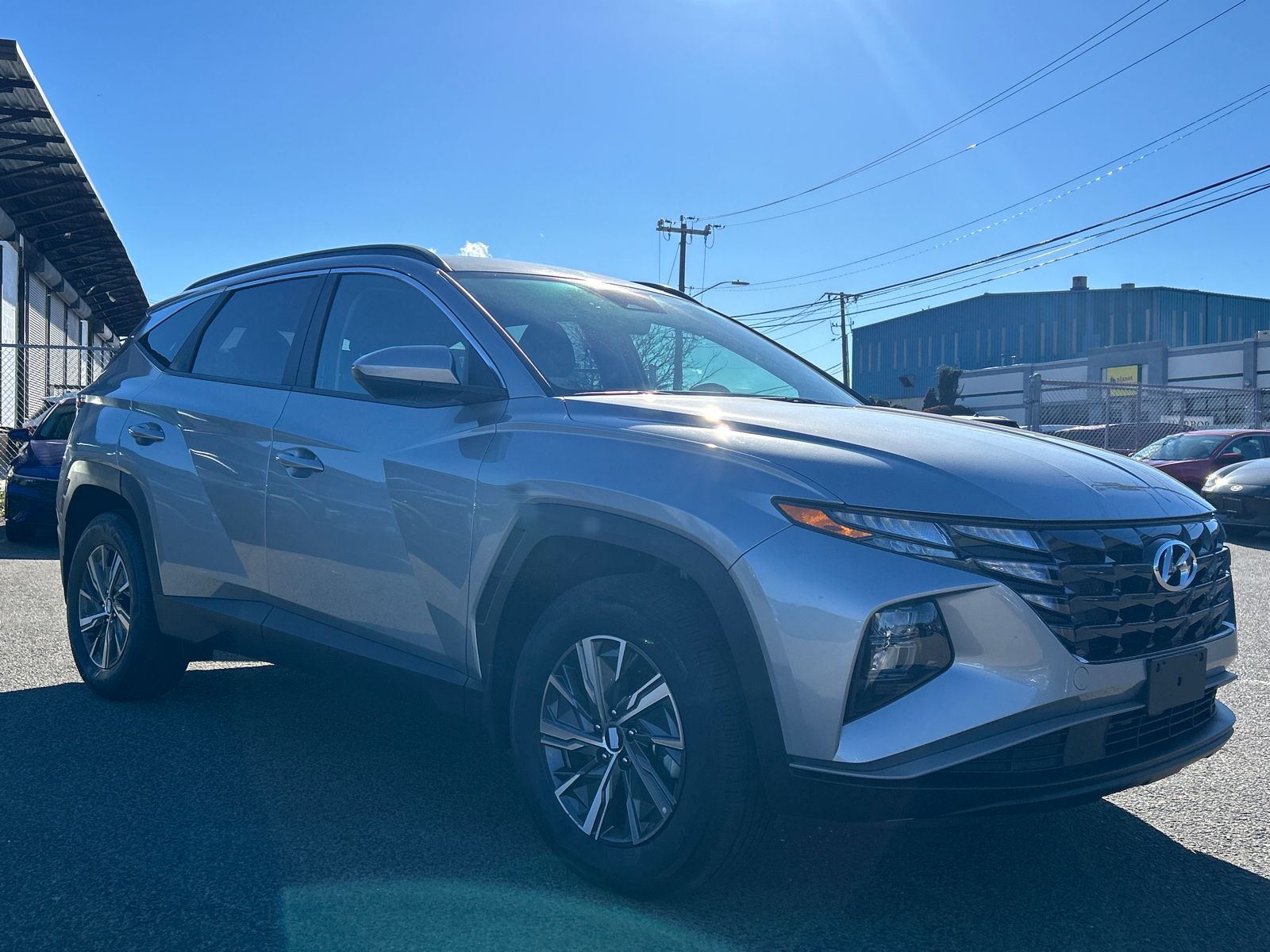 2024 Hyundai Tucson Hybrid Blue 1