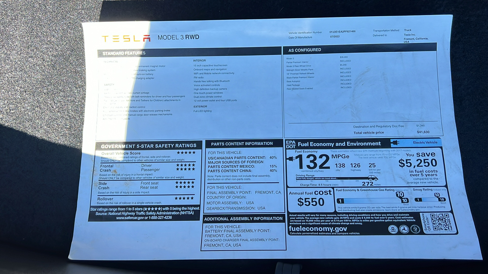 2023 Tesla Model 3 Autopilot 13