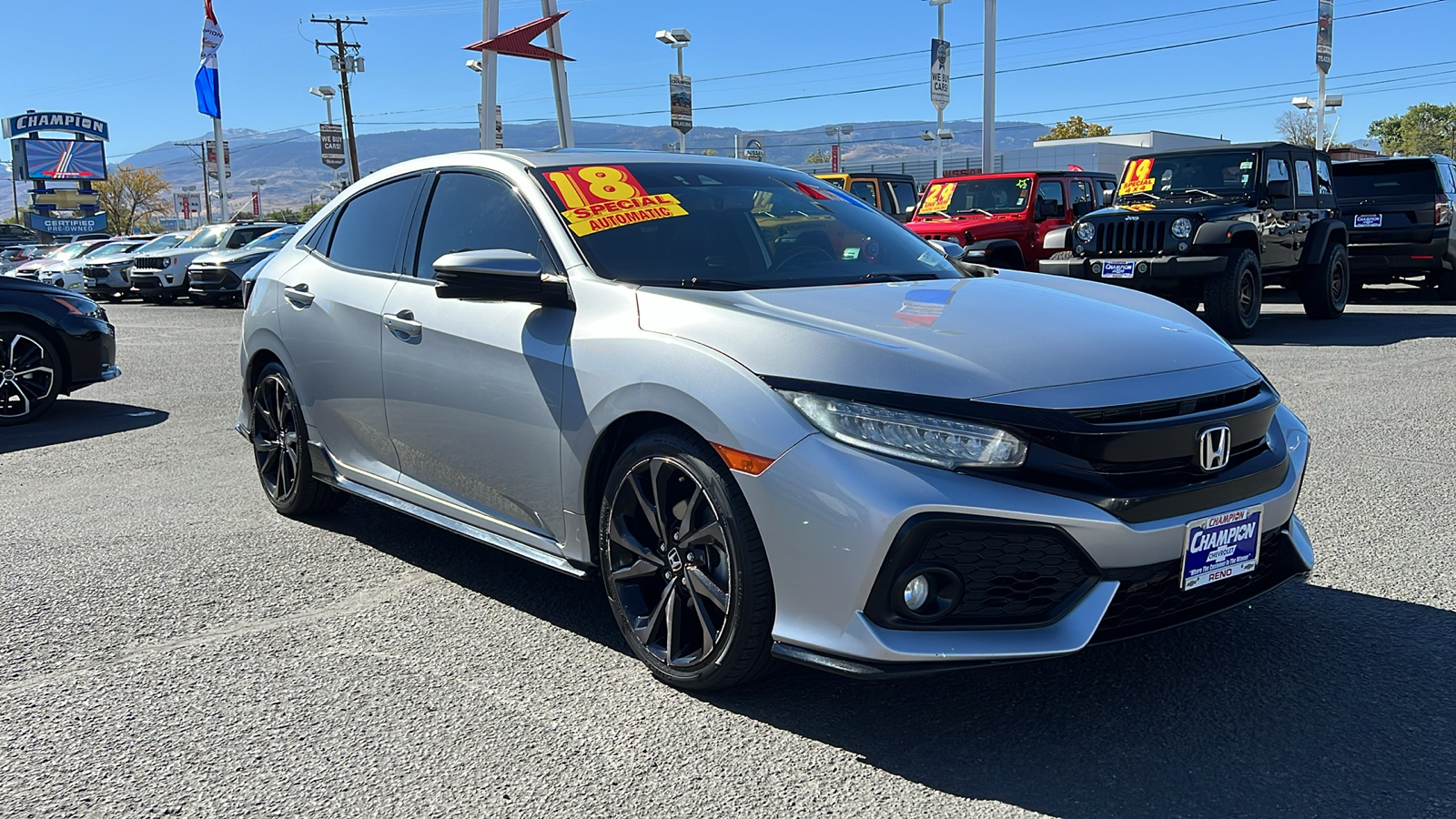 2018 Honda Civic Hatchback Sport Touring 3