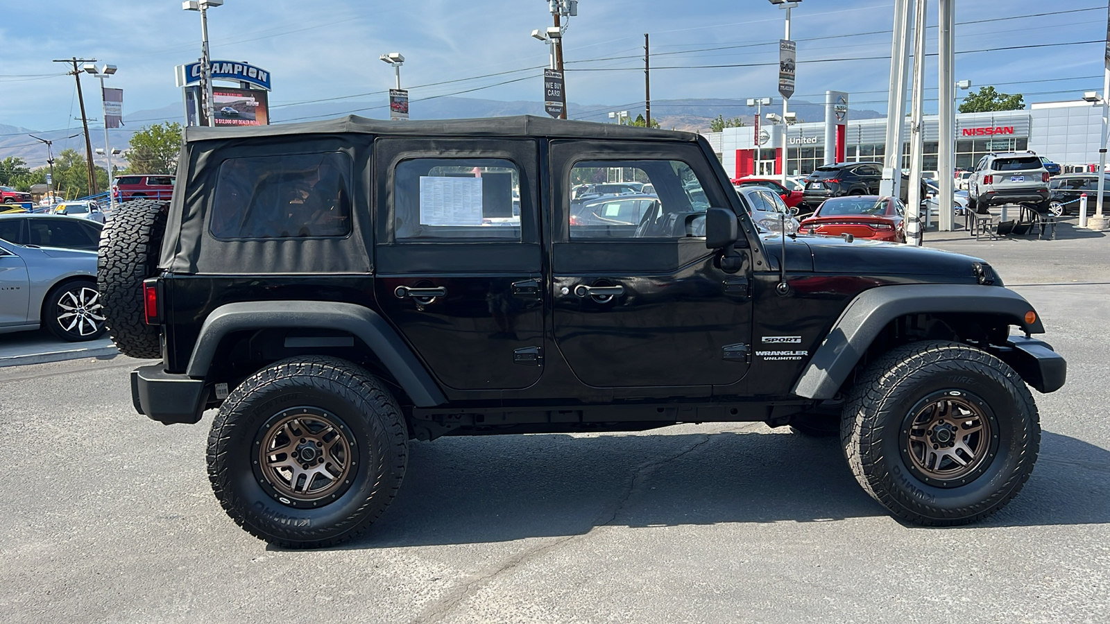 2014 Jeep Wrangler Unlimited Sport 4