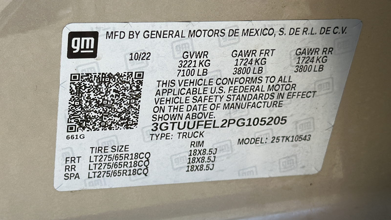 2023 GMC Sierra 1500 AT4X 4WD Crew Cab 147 22