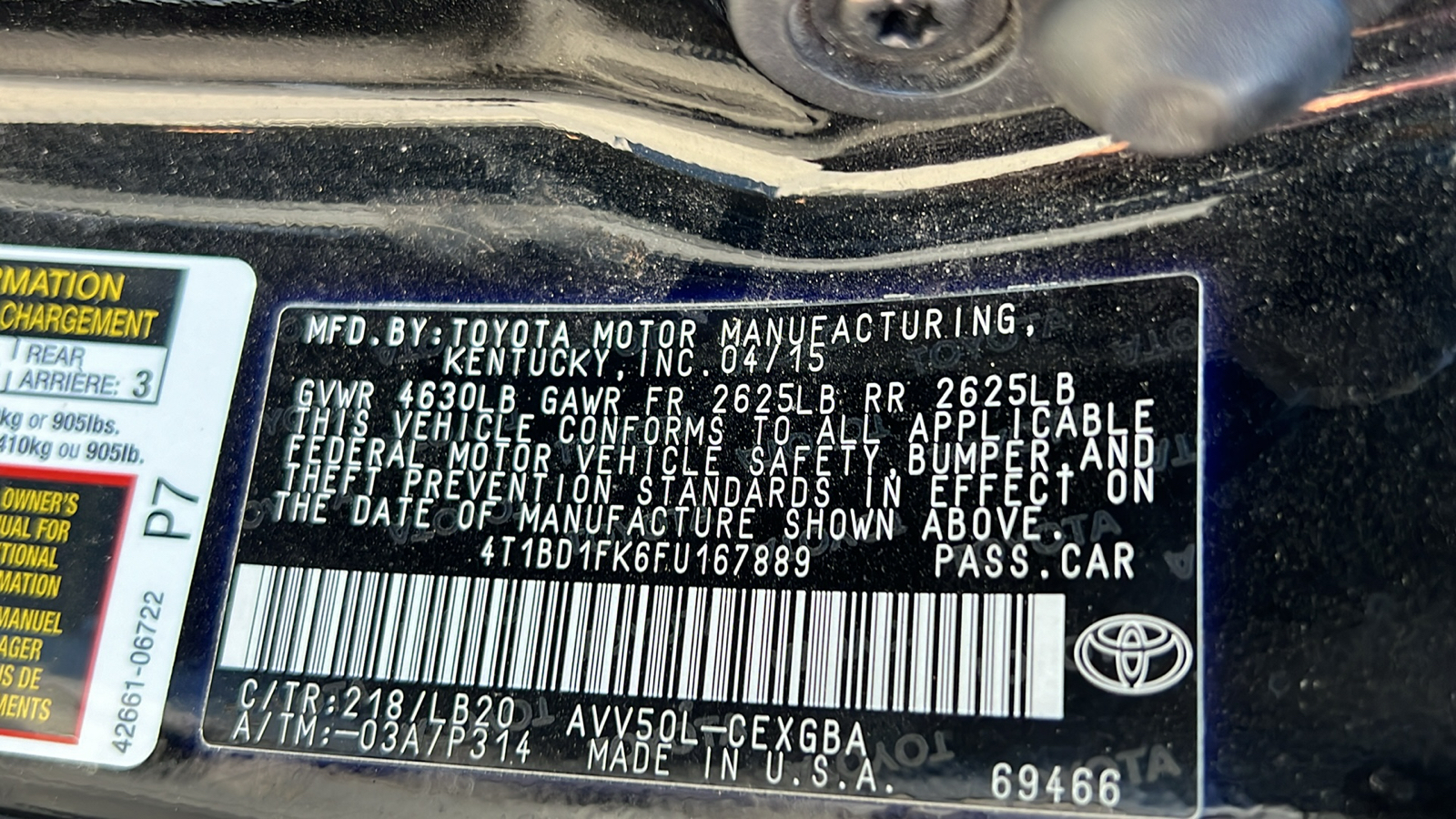 2015 Toyota Camry Hybrid  21