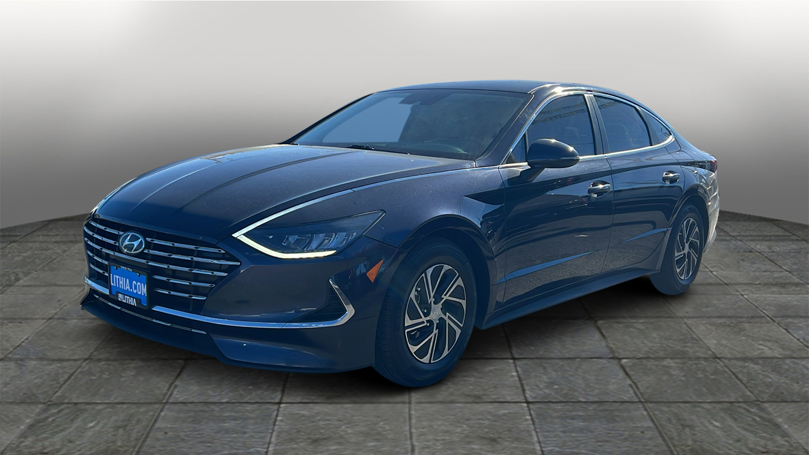 2020 Hyundai Sonata Hybrid Blue 1