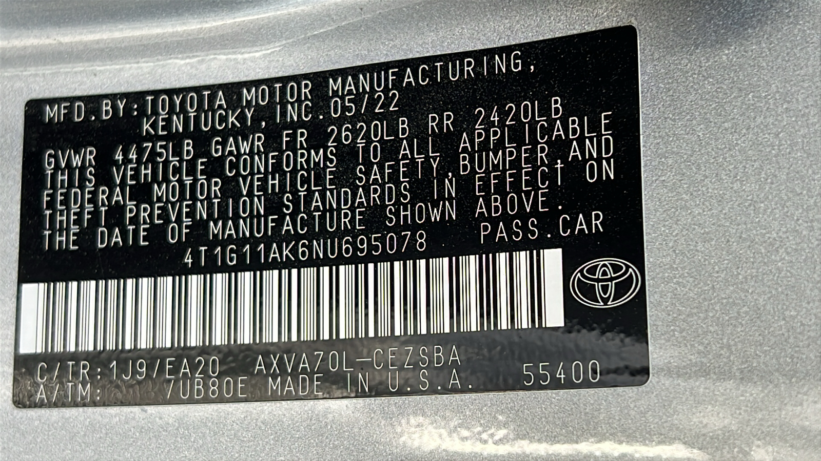 2022 Toyota Camry SE 21