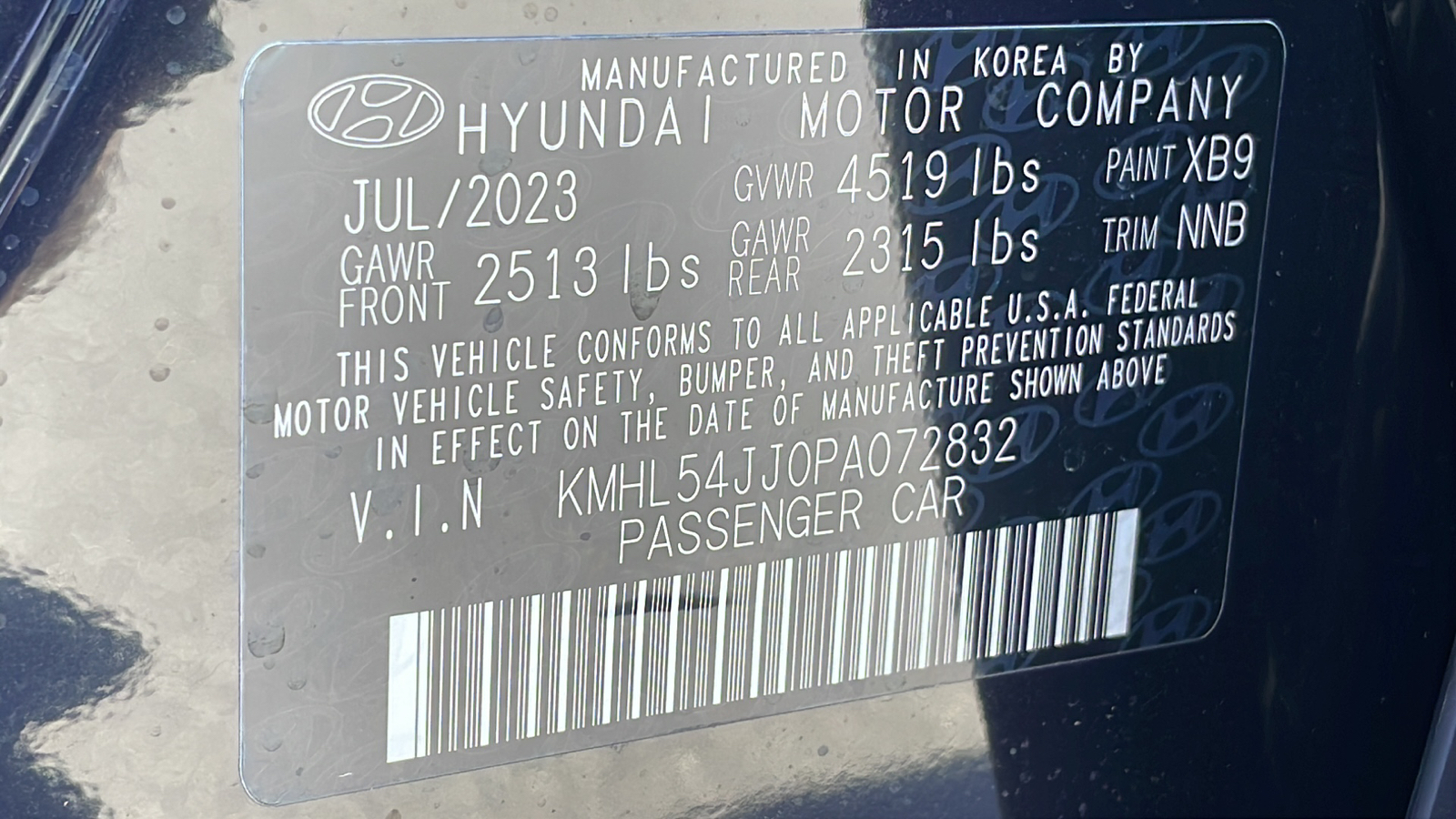 2023 Hyundai Sonata Hybrid Limited 21