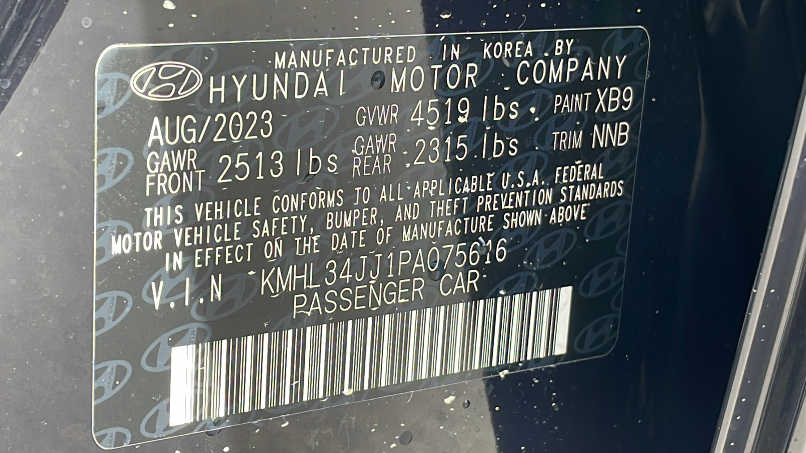 2023 Hyundai Sonata Hybrid SEL 20