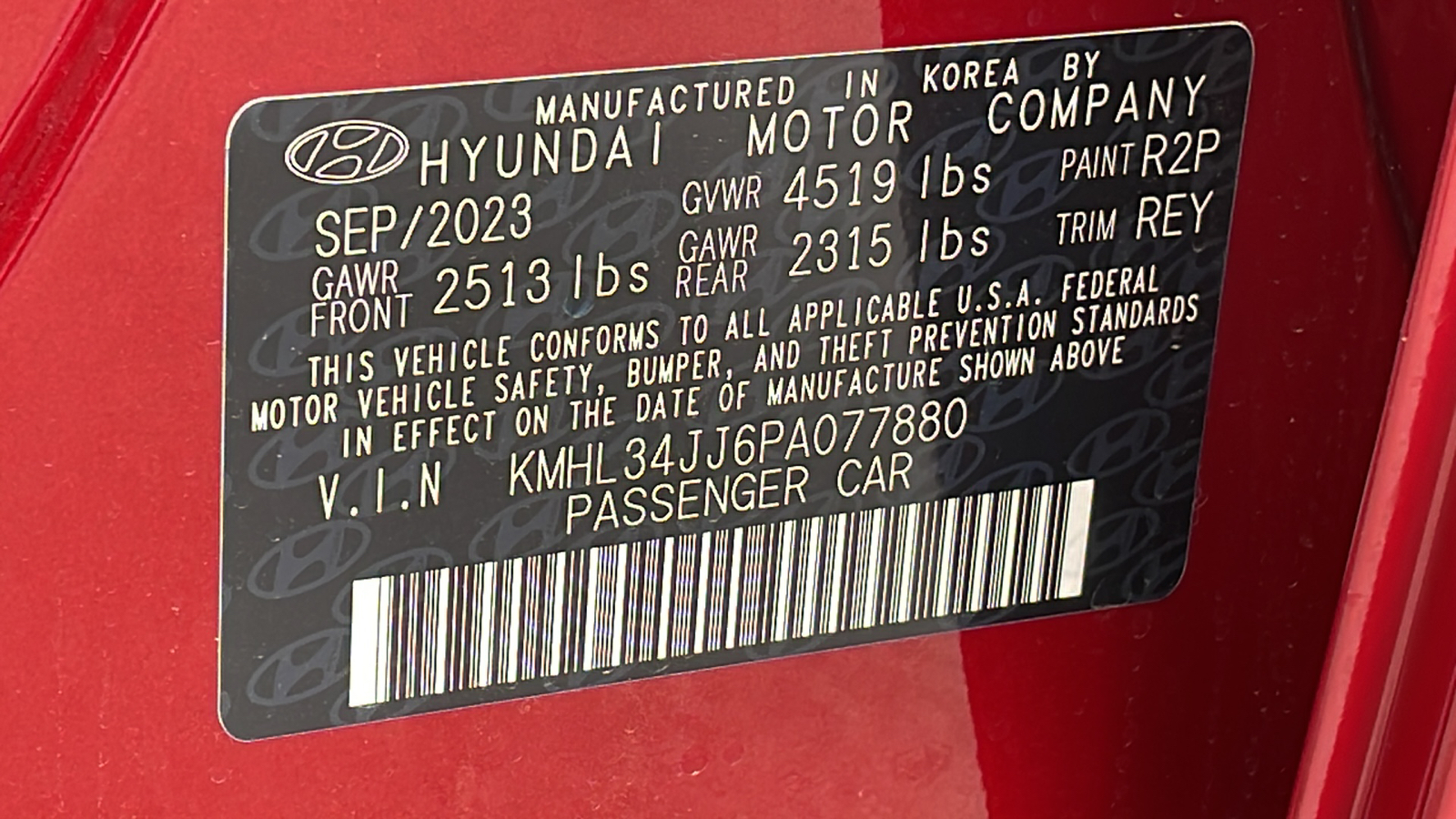 2023 Hyundai Sonata Hybrid SEL 21