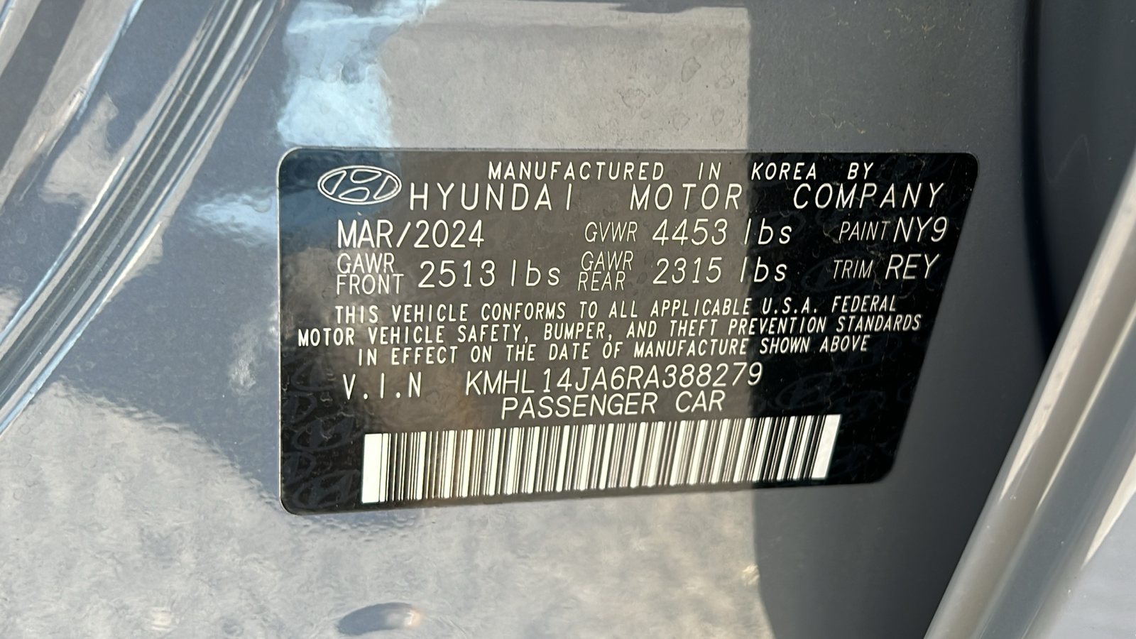 2024 Hyundai Sonata SEL 21